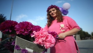 Düzce'de "Süslü Kadınlar Bisiklet Turu" düzenlendi