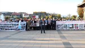 Erzurum'da Çin'in "Doğu Türkistan" politikası protesto edildi