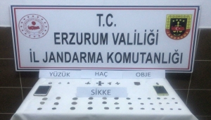 Erzurum'da tarihi eserleri satmaya çalışan 2 şüpheli yakalandı