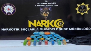 Gaziantep'te 16 kilo 650 gram eroin ele geçirildi