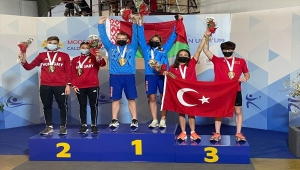 Genç milli pentatletlerden Portekiz'de bronz madalya