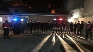 Hatay'da 187 düzensiz göçmen yakalandı