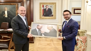 İçişleri Bakanı Soylu, AA Genel Müdürü Karagöz'ü kabul etti