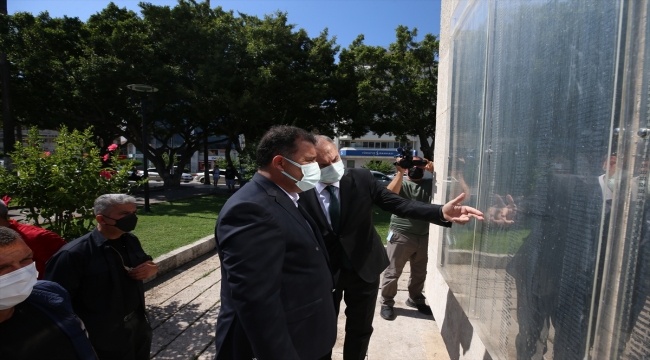 KKTC Başbakanı Ersan Saner, Hatay'da gazilerle buluştu