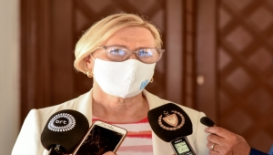 KKTC Cumhurbaşkanı Tatar, BM Temsilcisi Spehar'ı kabul etti: