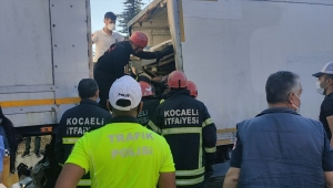 Kocaeli'de zincirleme trafik kazasında 1 kişi yaralandı
