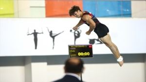 Mersin'de düzenlenen Artistik Cimnastik Dünya Challenge Kupası'nda ilk eleme yarışları tamamlandı