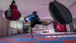 Milli kick boksçu Vedat Ağyürek'in hedefi dünya kupası şampiyonluğu: