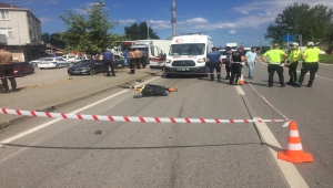 Samsun'da otomobil ile motosiklet çarpıştı: 1 ölü, 1 yaralı