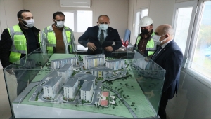 Samsun'da Türkiye'nin en büyük öğrenci yurtlarından biri yapılıyor