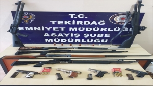Tekirdağ'da asayiş operasyonunda 10 şüpheli yakalandı