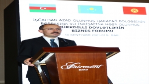 Türk dünyası iş adamları Karabağ'ın imarı için Bakü'de buluştu
