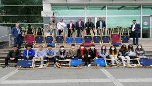 Yurt dışından 1500 avroya alınan yarış kızakları Tokat'ta 1500 liraya üretildi