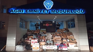 Ağrı'da evinde kaçak sigara yapıp sattığı iddia edilen zanlı yakalandı