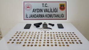 Aydın'da Roma ve Osmanlı dönemine ait 144 sikke ele geçirildi