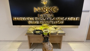 Bursa'da çamaşır makinesinde 13 kilogram sentetik uyuşturucu bulundu