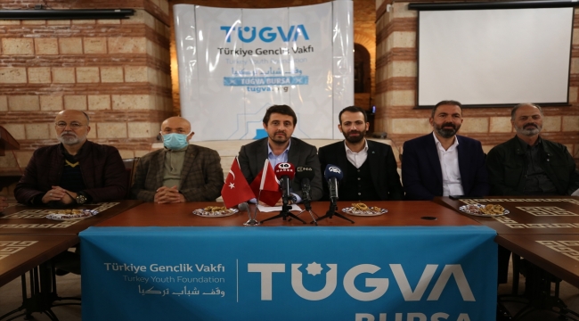 Bursa'da sivil toplum kuruluşlarından TÜGVA'ya destek açıklaması