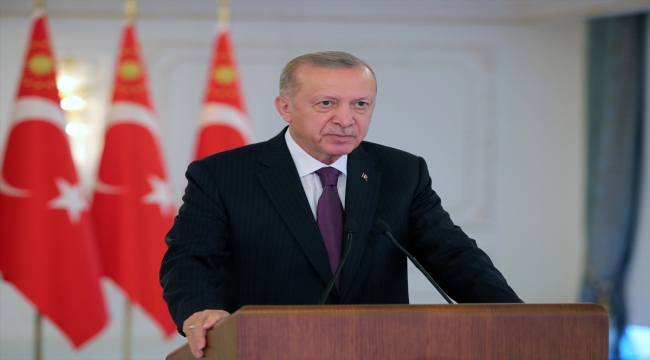 Cumhurbaşkanı Erdoğan, 1. Su Şurası'na canlı bağlantıyla katıldı: (1)
