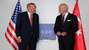 Cumhurbaşkanı Erdoğan'ın ABD Başkanı Biden ile görüşmesi başladı