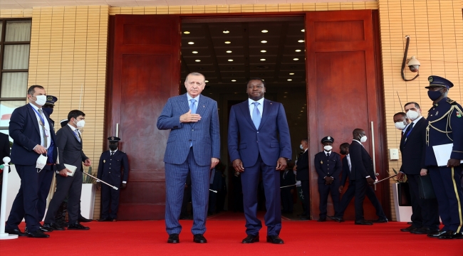 Cumhurbaşkanı Erdoğan, Togo Cumhurbaşkanı Gnassingbe ile ortak basın toplantısında konuştu: