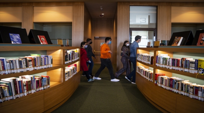Cumhurbaşkanlığı Millet Kütüphanesinde otizmli öğrenciler için etkinlik