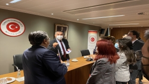 Dışişleri Bakan Yardımcısı Kaymakcı, Brüksel'de Türk kuruluşlarının temsilcileriyle buluştu