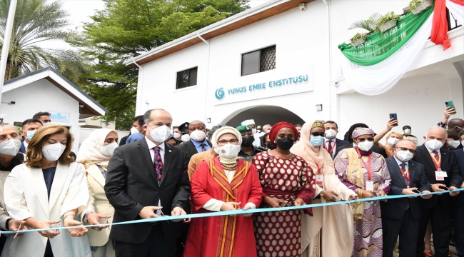 Emine Erdoğan, Abuja Yunus Emre Kültür Merkezinin açılışında konuştu: