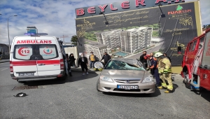 Esenyurt'taki trafik kazasında 1 kişi yaralandı