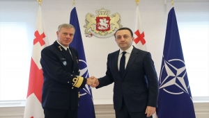 Gürcistan Başbakanı Garibaşvili, NATO Askeri Komite Başkanı Bauer'i kabul etti