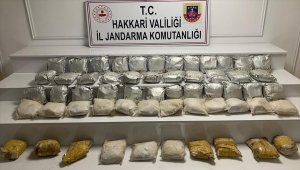 Hakkari kırsalında 60 kilogram eroin ele geçirildi 