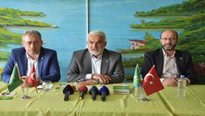 HÜDA PAR Genel Başkanı Yapıcıoğlu, Şırnak'ta gazetecilerle bir araya geldi:
