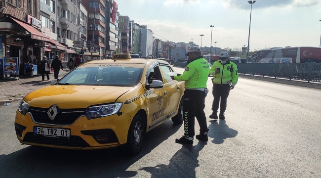İstanbul'da taksicilere yönelik denetimler sürüyor