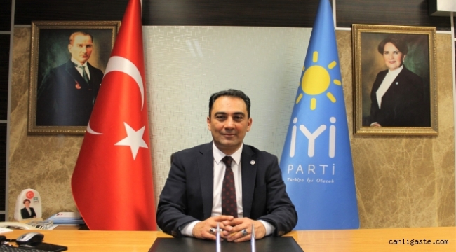 İYİ Parti Kayseri İl Başkanı Ataman'dan Cumhuriyet Bayramı mesajı