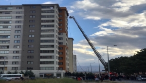 Kayseri'de korkutan ev yangını 