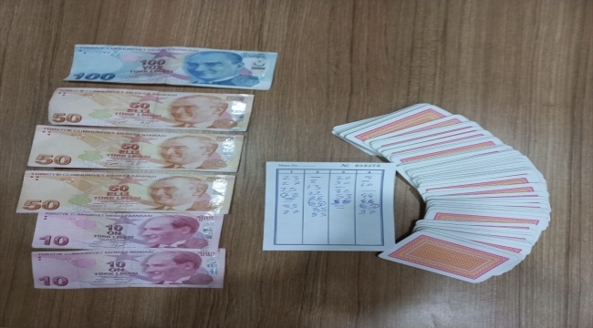 Kayseri'de kumar oynayan 19 kişiye 19 bin 950 lira ceza