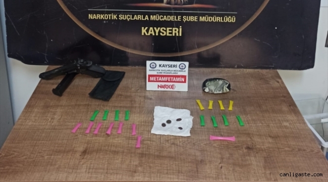 Kayseri'de pipet içerisine gizlenmiş uyuşturucu madde ele geçirildi