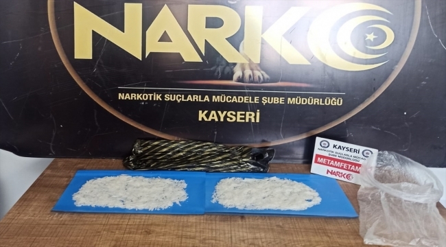 Kayseri'de yolcu otobüsünde 200 gram uyuşturucu ele geçirildi