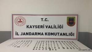 Kayseri Hunat Mahallesinde tarihi eser operasyonu