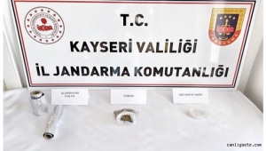 Kayseri jandarmasından uyuşturucu operasyonu: 3 gözaltı