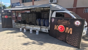 Kırklareli'nde 2 ton 800 litre kaçak akaryakıt olduğu değerlendirilen madde ele geçirildi