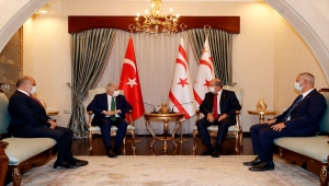KKTC Cumhurbaşkanı Tatar, AK Parti Genel Başkanvekili Yıldırım'ı kabul etti