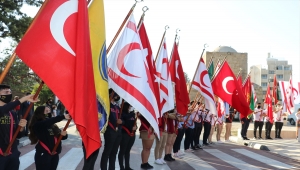KKTC'de 29 Ekim Cumhuriyet Bayramı törenlerle kutlanıyor