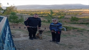 Malatya'da iz takip köpeği "Dadı", kayıp alzaymır hastasını buldu