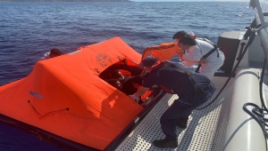 Marmaris'te 30 düzensiz göçmen kurtarıldı