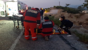 Muğla'da iki kamyonun çarpıştığı trafik kazasında 2 kişi yaralandı