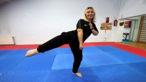 Para tekvandocu Kadriye Turgut, Dünya Şampiyonası'nda altın madalyaya odaklandı