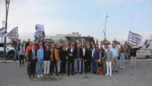 Polis damat, gelin almaya Beşiktaş taraftarları ve off-road ekibi ile gitti