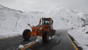 Rize'nin yüksek kesimlerinde kar yağışı etkili oldu 