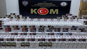 Samsun'da 140 bin 800 adet bandrolsüz makaron ele geçirildi