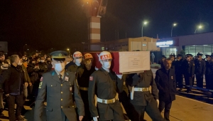 Şehit Piyade Uzman Çavuş Harun Çalışkan'ın cenazesi memleketi Samsun'a getirildi